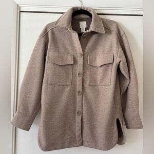 H&M Women's Beige Shacket